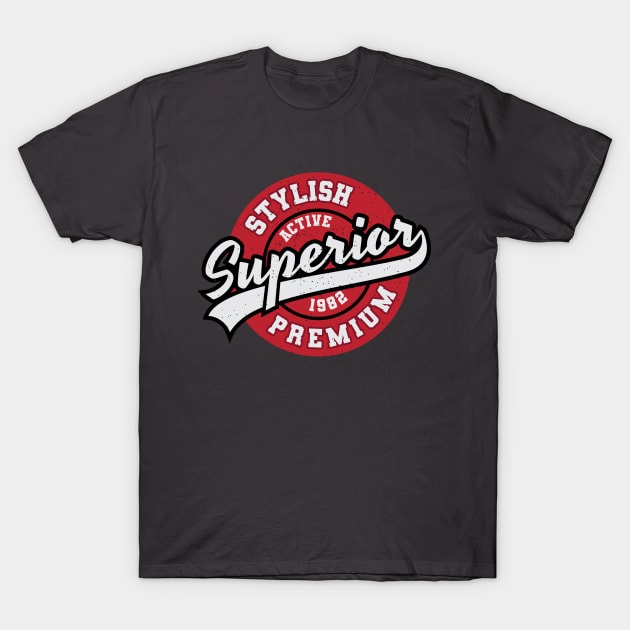 Superior brand classic lifestyle 1982 stylish T-Shirt by SpaceWiz95